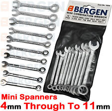 BERGEN Mini Spanners 10pc
