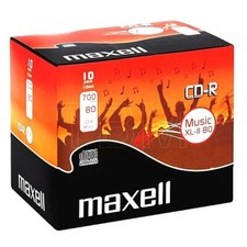 10 Maxell Music Audio CD-R