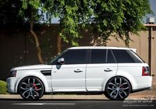 24" Lexani Lust Alloy Wheels & Tyres Gloss Black Machine Face Range Rover Sport