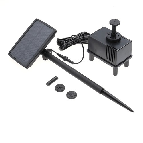 Solar fountain for pond - solar,