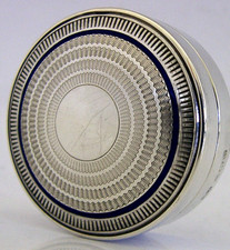 BEAUTIFUL SOLID SILVER ENAMEL