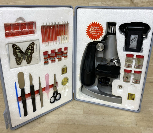 Tasco microscope 1200 complete - tasco,