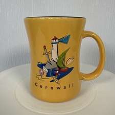 John Hinde Icons Of Cornwall Collectible 3D Mug Cup Ceramic Yellow Black