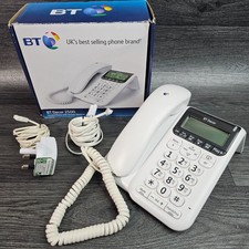BT Decor 2500 Corded Telephone With Answering Machine White