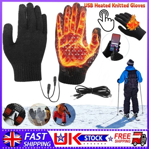 Electric heated gloves usb - heated,