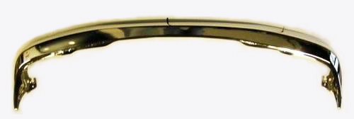 Front bumper chrome plated - chrome, for