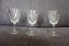 3 Vintage Liqueur Aperitif Sherry Glasses
