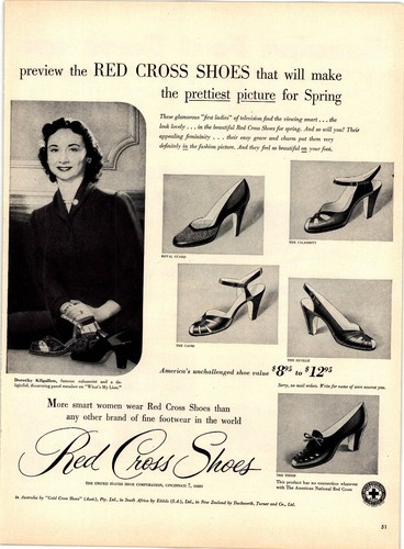 Red cross shoes dorothy - cross,