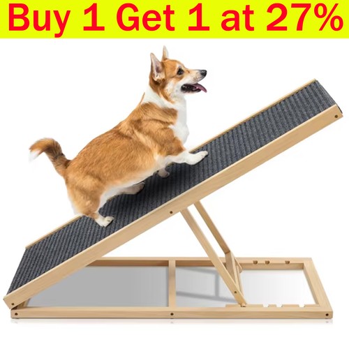 Foldable wooden dog - foldable, ramp