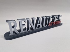 Renault 5 GT Turbo - Writing 3D Shop Display Collection Sign Collectors Display 