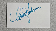 MADONNA SIGNED 3x5 INDEX CARD AUTOGRAPH