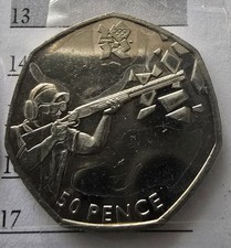 CHEAPEST UK London Olympic 2012 Rare 50p Sports Coin Circulated Fifty Pence Judo