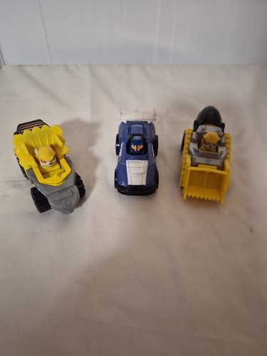 Three paw patrol vehicles - three,