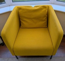 IKEA EKERÖ  Chair Yellow Fabric Tub 