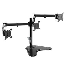 VonHaus Triple Monitor Stand for 17-27" Screens, Three Screen Adjustable Mount