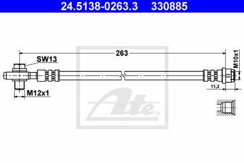 New brake hose - hose, audi