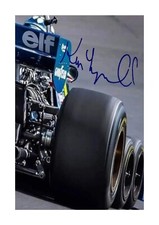 Ken Tyrrell P34 6 wheel F1 Car F1 team A4 signed mounted poster choice of frame
