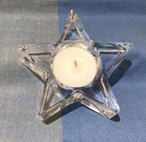 Partylite glass star - partylite, tea