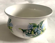 Portmeirion Lily of The Valley Forget Me Not Plant Pot Planter 14cm diameter