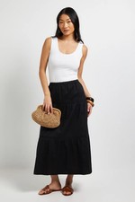 Dorothy Perkins Black Midi