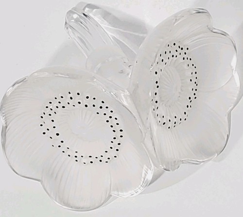 Lalique crystal double twin - crystal,