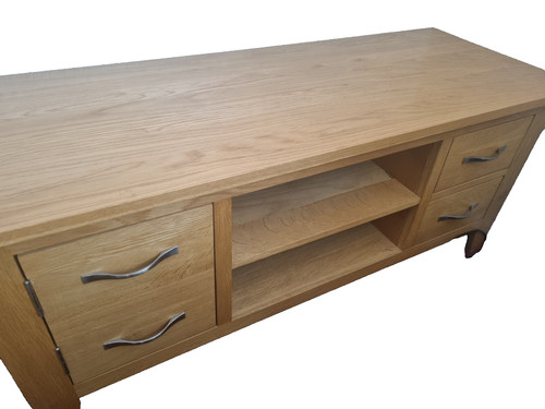 Oak cabinet brand new - in,