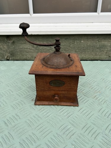 Vintage coffee mill grinder - coffee,