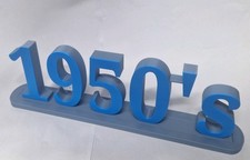 Year 1950's - 3D Shop Display Collection Sign Collectors Display 