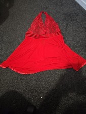 Red Halter Neck Garter