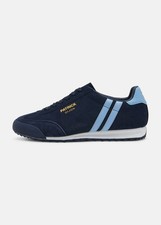 Patrick Dijon Runner Mens Trainers Casual Shoes Navy Sky Blue