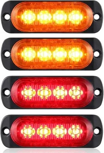 Aluminum housing red amber - aluminum,
