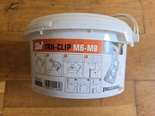 SPIT Threaded Rod Hanger Clip M6 - M8 TRH Clip 100pcs Pulsable Fixings 011430