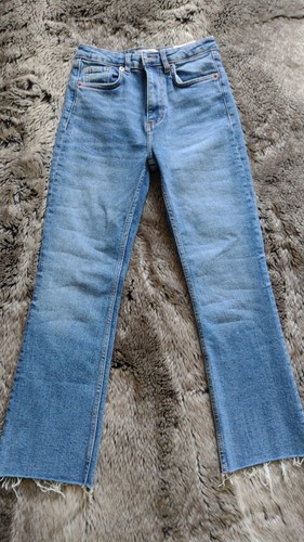 Zara women cropped flared