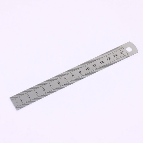 Metal stainless steel ruler - metal,