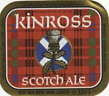 BEER BOTTLE LABEL - DISTILLERIE MOCCIA FERRRA (ITALY) - KINROSS SCOTCH ALE
