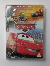 Cars (2006) DVD EX-RENTAL Disney Pixar CGI Animation Fun