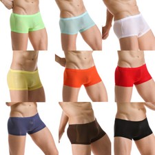 Men Trunks Boxer Brief Shorts