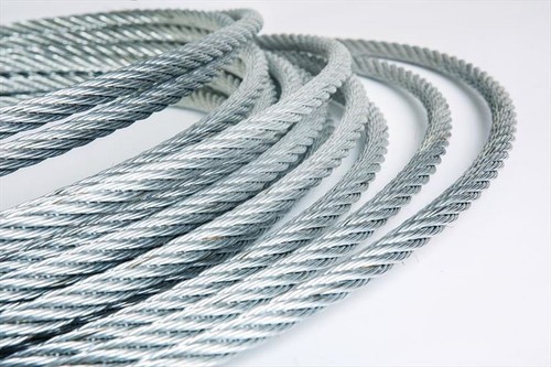 Galvanised steel wire - galvanised, rope