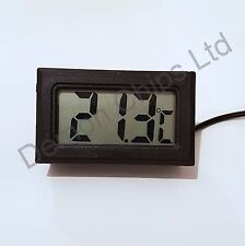 Digital LCD Thermometer Reptile Vivarium Snake Lizard Fish Tank Aquarium 