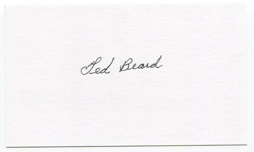 Ted beard 3x5 index - index, card