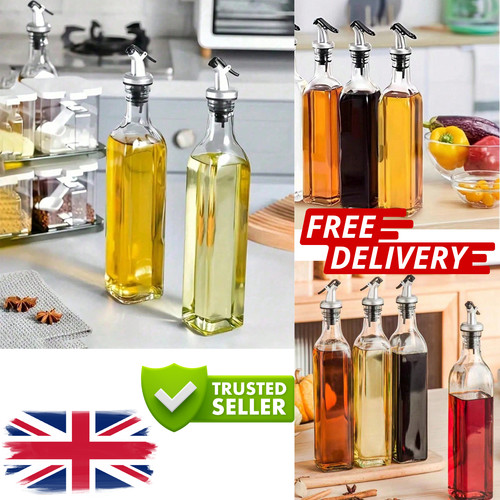 Clear glass olive oil - clear,