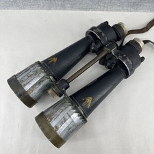 WWII Barr & Stroud CF41 - 7x Mag Naval Binoculars Vintage Crows Foot Navy