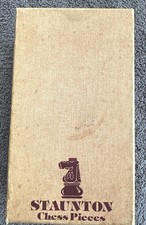 Vintage staunton chess - staunton,