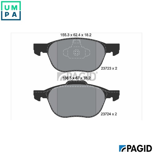 Brake pad set - brake,