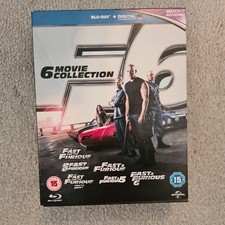 Fast and Furious 1-6 (Box Set) (Blu-ray, 2013)
