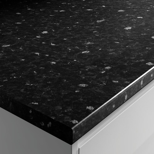 Black slate effect laminate - black,