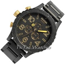 NIXON A83-1041 CHRONOGRAPH MENS BRAND NEW BLACK STRAP BRAND NEW WATCH IN BOX