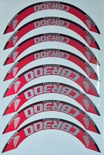 *Clearance* Honda CBR 300 Reflective Motorcycle Wheel Decal Stickers - 17 Inch