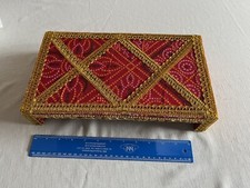 Puja Pooja Mandir Low Stool Altar Statue Table Wooden Small Stand Peeta Chowki