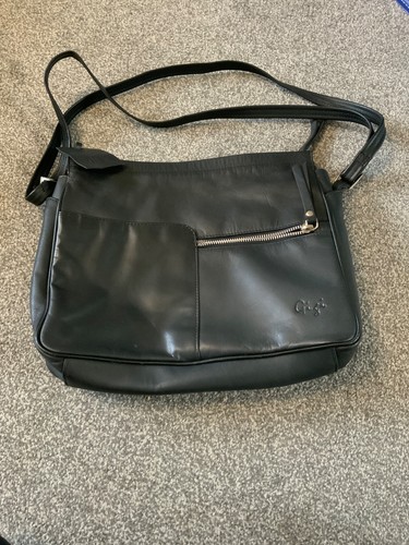 Gigi black leather - leather, shoulder
